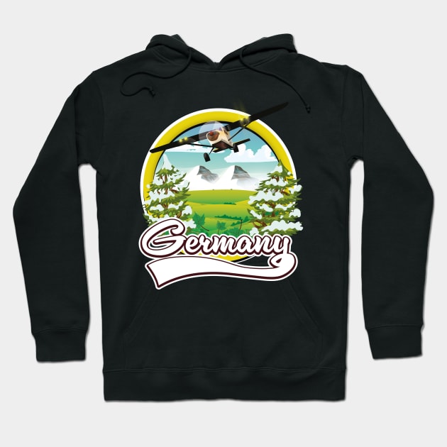 Germany travel logo Hoodie by nickemporium1